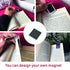 Square Magnets with Adhesive Backing